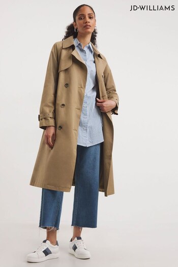 JD Williams Camel  Double Breasted Trench Coat (154982) | £75