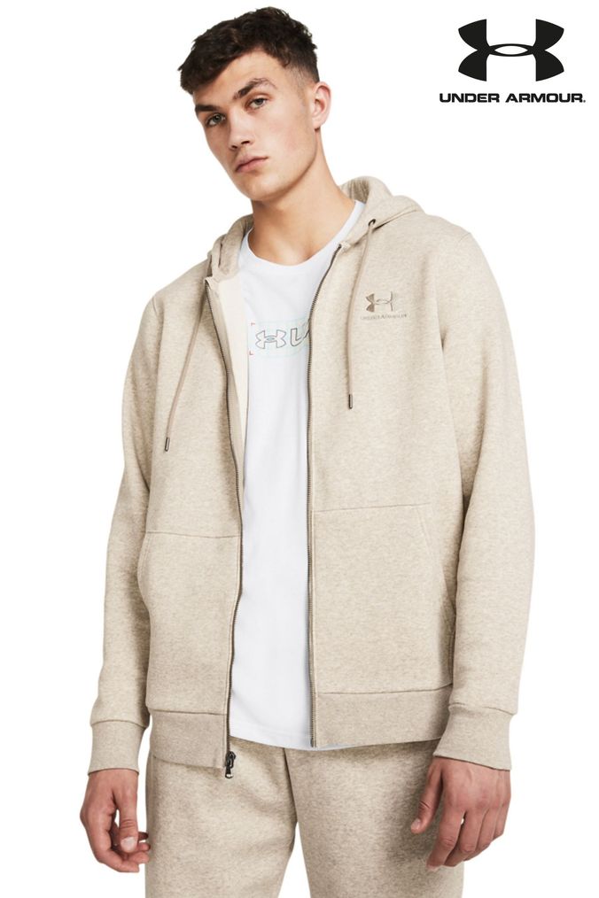 Under armour icon full top zip hoodie green
