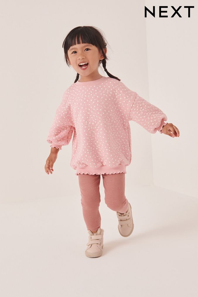 Little girl store pink sweater