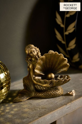 Rockett St George Gold Mermaid Trinket Dish (155635) | £16
