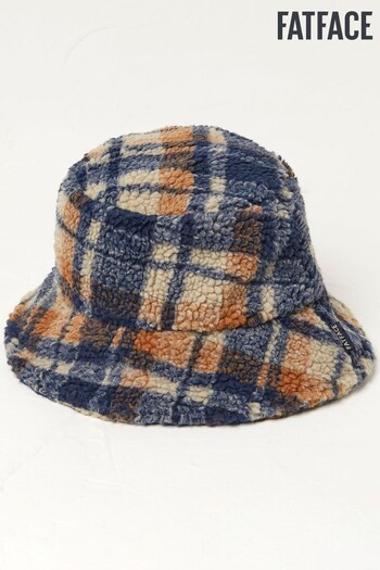 FatFace Natural Eliza Check Bucket Hat (155694) | £22.50