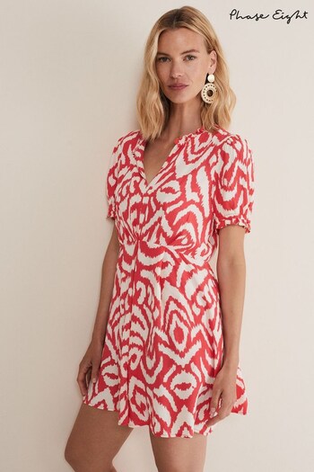 Phase Eight Pink Rolands Printed Playsuit (155791) | £110
