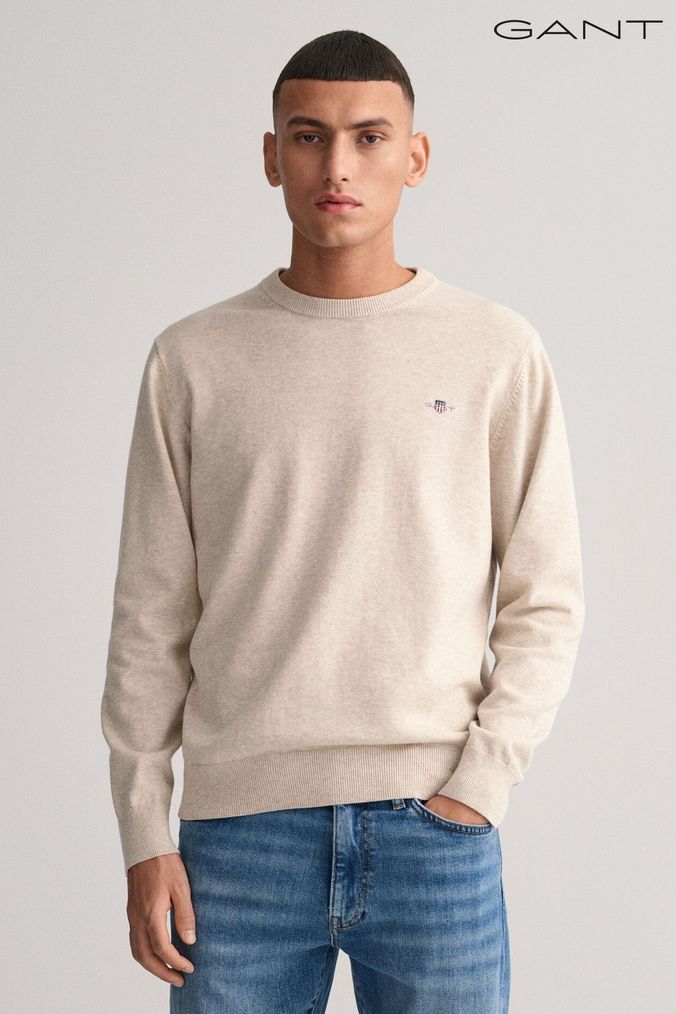 Buy GANT Cream Knitwear Online Next UK