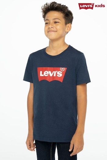 Levi's® Navy Blue Batwing Kids T-Shirt (156240) | £18 - £20