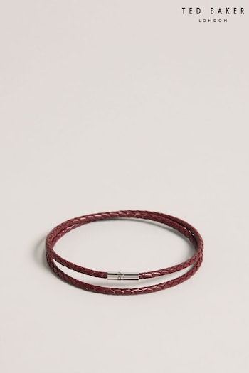 Ted Baker Ppound Red Woven Bracelet (156242) | £40