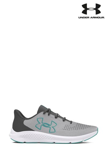 Under vantage Armour Grey Charged Pursuit 3 Trainers (156483) | £60