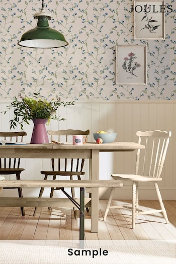 Joules Cream Robey Cottage Floral Wallpaper (156652) | £1