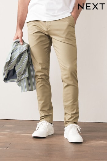 Stone Skinny Fit Stretch Chino Trousers (156698) | £22