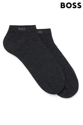 BOSS Dark Grey Ankle Socks 2 Pack (156738) | £13