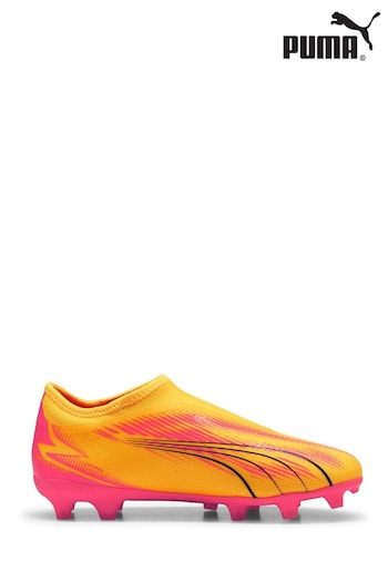 Puma Orange Junior Ultra Match Football Clog Boots (156904) | £56