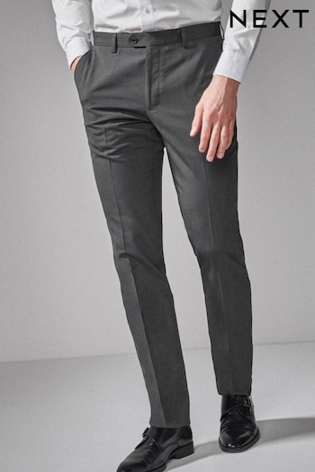 Charcoal Grey Tailored Suit Trousers flagglogga (156960) | £35