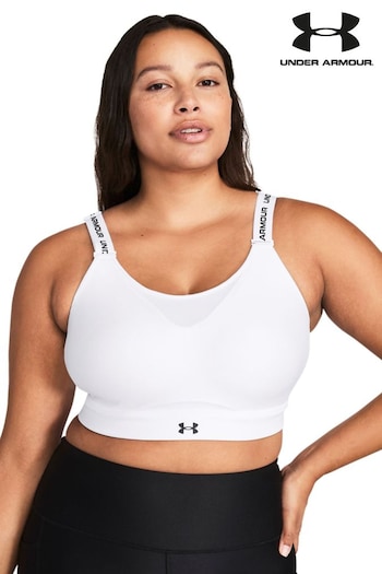 Under Armour Ladies White Infinity High Support Bra (157145) | £55