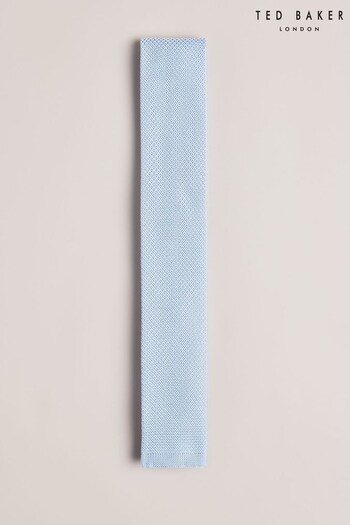 Ted Baker Light Blue Kallino Knitted Tie (157542) | £45