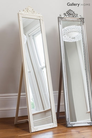 Gallery Home White Darley Cheval Mirror (157657) | £115