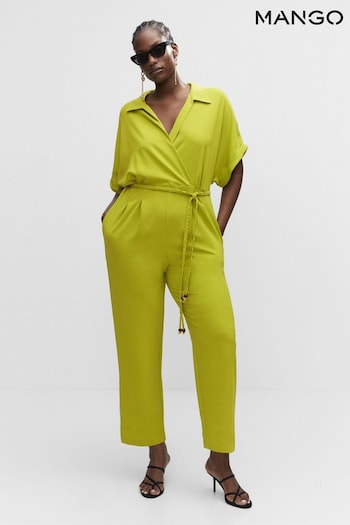 Mango Lace Shirt Jumpsuit (157740) | £60