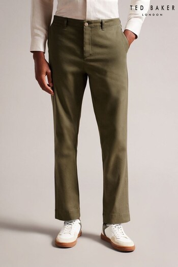 Ted Baker Green Genbee Olive Regular Fit Chino (157870) | £90