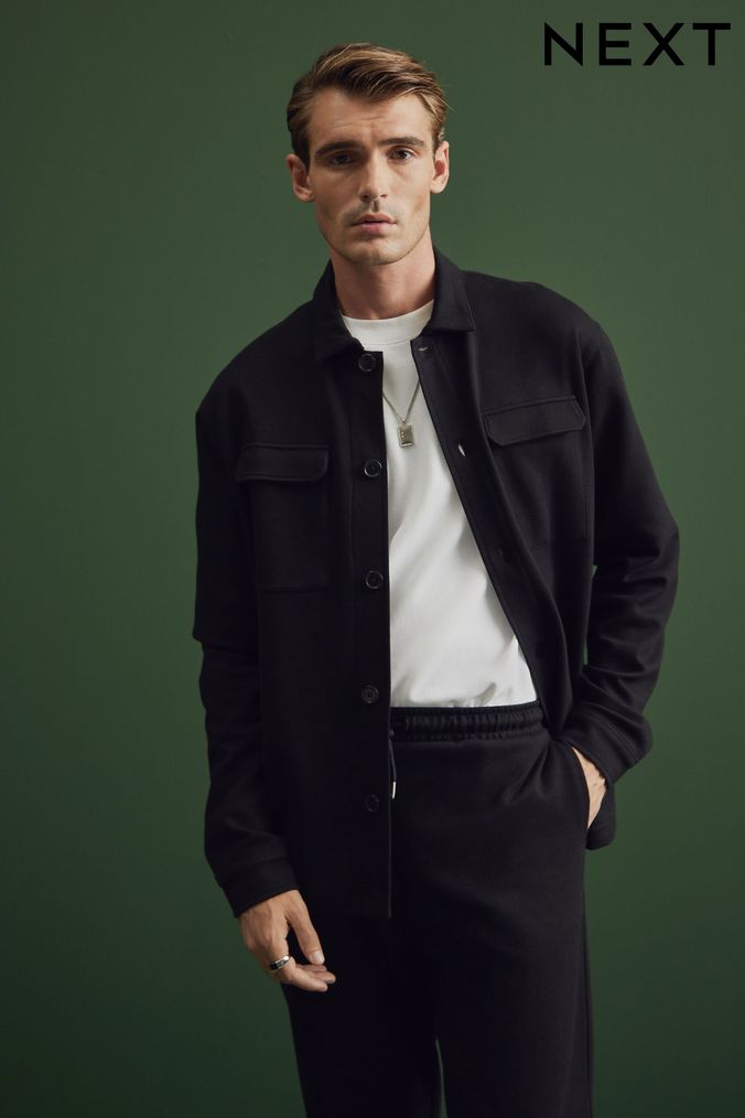 Mens Casual Shackets Plain Casual Shackets Next UK