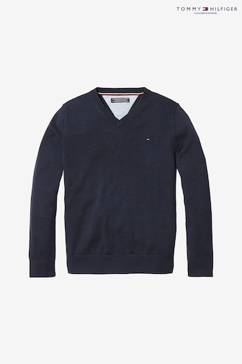 Tommy Hilfiger Boys V-Neck Sweater (158036) | £45 - £55