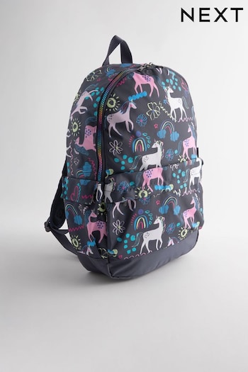 Navy Unicorn Backpack (158266) | £22