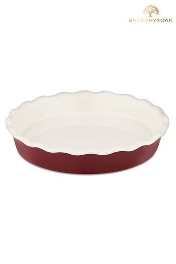 Barbary & Oak Red 27cm Ceramic Pie Dish (159008) | £25
