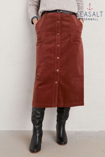 Seasalt Cornwall Brown Duality Skirt (159074) | £68