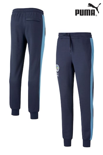 Puma Blue Manchester City FtblHeritage T7 Track Pants (159134) | £60