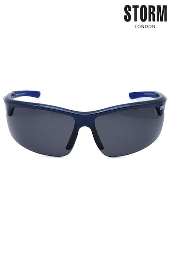 Storm Blue Tech Buphagus Polarised Sunglasses rectangle (159454) | £40