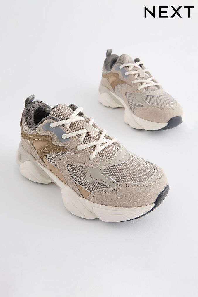 Buy Natural Chunky Trainers Online Next UK