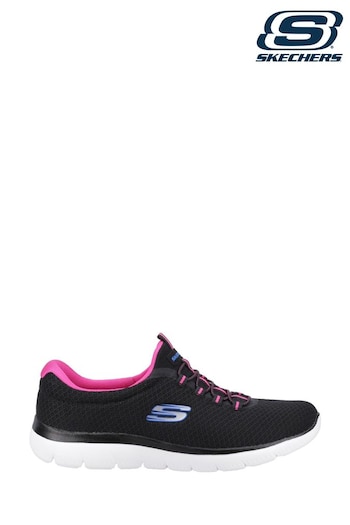 Skechers Sandales Black Womens Summits Slip-On Sports Trainers (159500) | £65