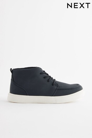 Black Wide Fit (G) Smart Lace-Up trail Boots (159556) | £27 - £34