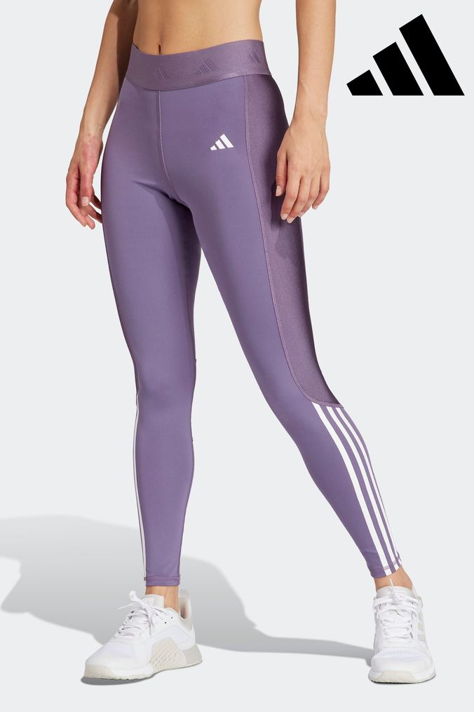 Buy Women s Adidas Green Leggings Online Next UK