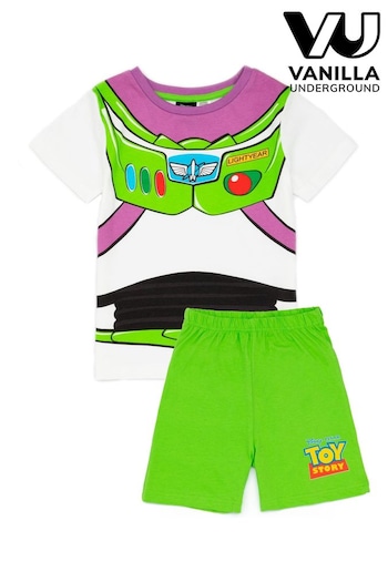 Vanilla Underground Green Toy Story Vanilla Underground Boys Green Licensing Short Pyjamas (159773) | £15