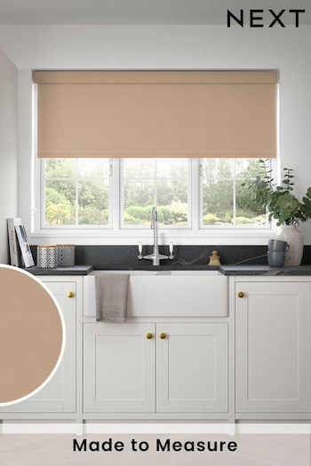 Fawn Natural Glow Made to Measure Blackout Roller Blind (159813) | £55