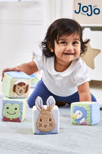JoJo Maman Bébé Peter Rabbit 4-Pack Soft Cubes (160137) | £22