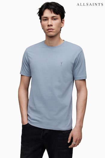 AllSaints Blue Brace Crew T-Shirt (160346) | £35