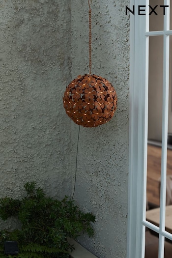 Brown Solar Dandelion Metal Sphere (160615) | £32