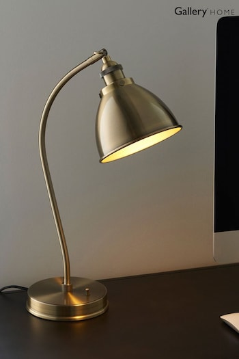 Gallery Home Brass Langley Antique Brass Table Lamp (160639) | £82