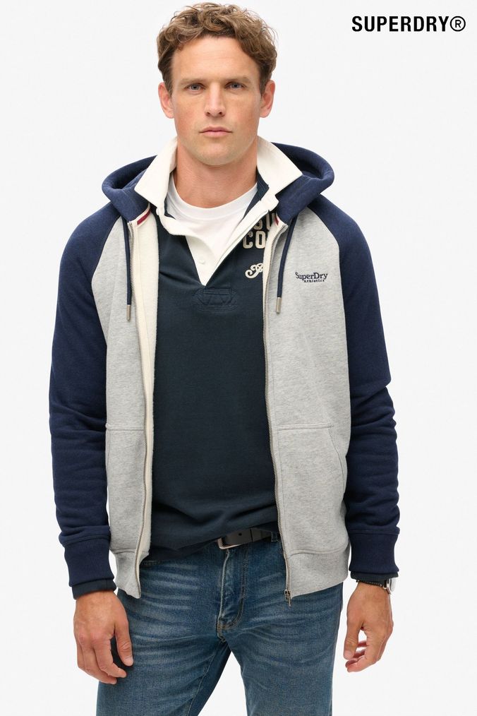 Mens Grey Zip Up Hoodies Next Official Site