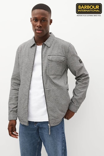 Barbour® International Black Ring Micro Check Overshirt (160737) | £109