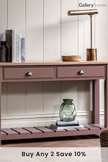 Gallery Home Clay Leroy 2 Drawer Console (161232) | £585