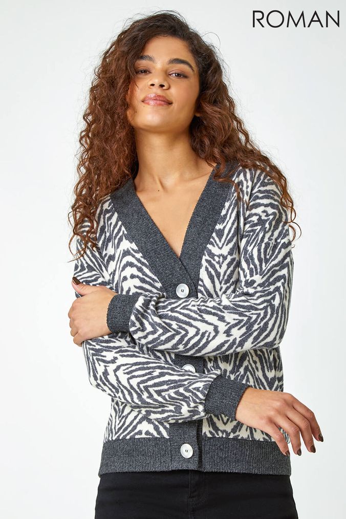 Next animal print cardigan clearance