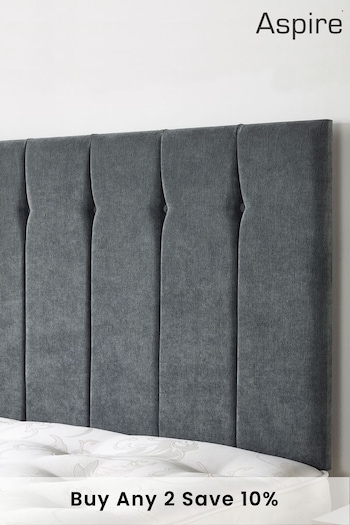 Aspire Furniture Granite Grey Amberley Headboard (161690) | £100 - £145