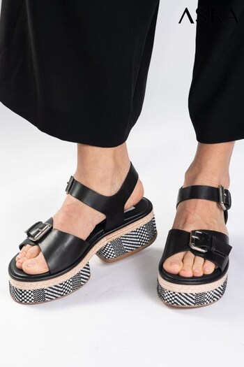 ASRA London Esme Leather Platform Sandals (161695) | £105