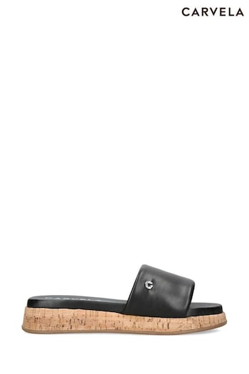 Carvela Black Clous Mule Sandals (161717) | £99