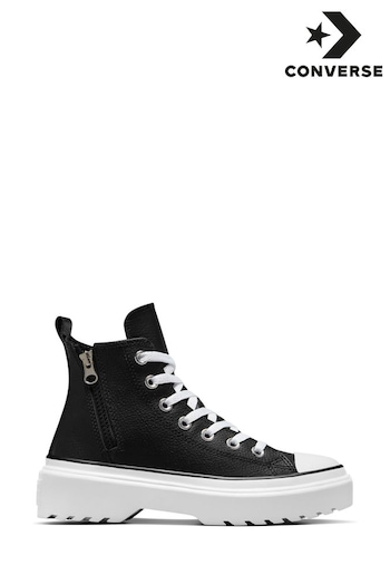 Converse Black Youth Lugged Lift Trainers (161894) | £70