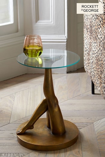 Rockett St With George Gold Legs Side Table (161932) | £145