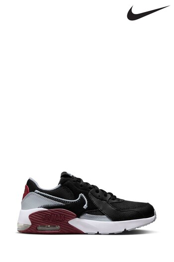 Nike Black/Grey/Red Air Max Excee Junior Trainers (161953) | £68