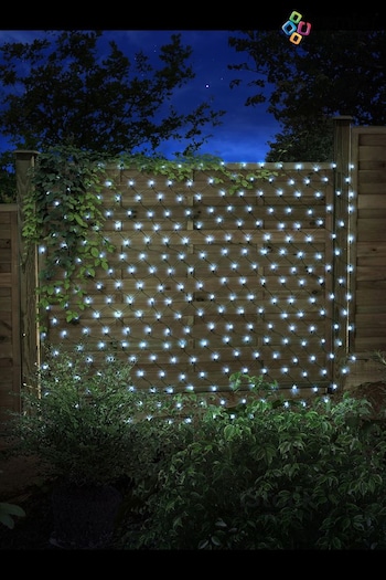Premier Decorations Ltd Garden 200 White Solar Net Lights (162089) | £35