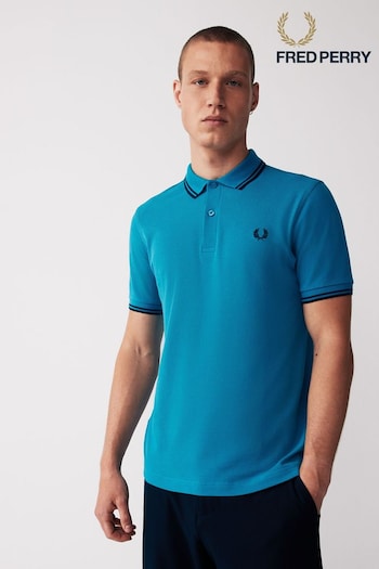 Fred Perry Mens Twin Tipped plain Polo Shirt (162091) | £75