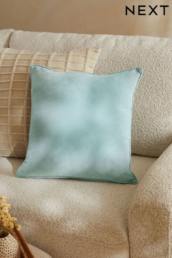 Teal Blue 45 x 45cm Soft Velour Cushion (162327) | £8